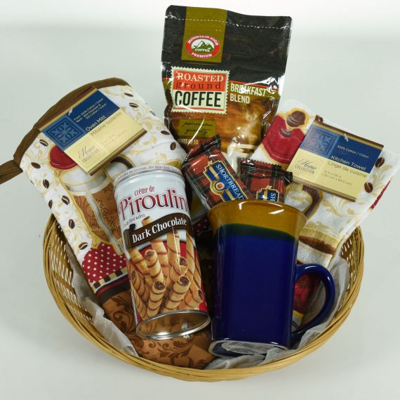 COFFEE-COFFEE-COFFEE-Oven-Glove-Towel-Mug-Coffee-LARGE-Gift-Basket-0