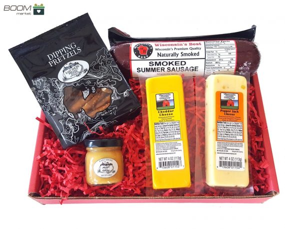 Classic-Man-Snack-Gift-Basket-Summer-Sausage-Wisconsin-Cheeses-Dipping-Pretzel-0
