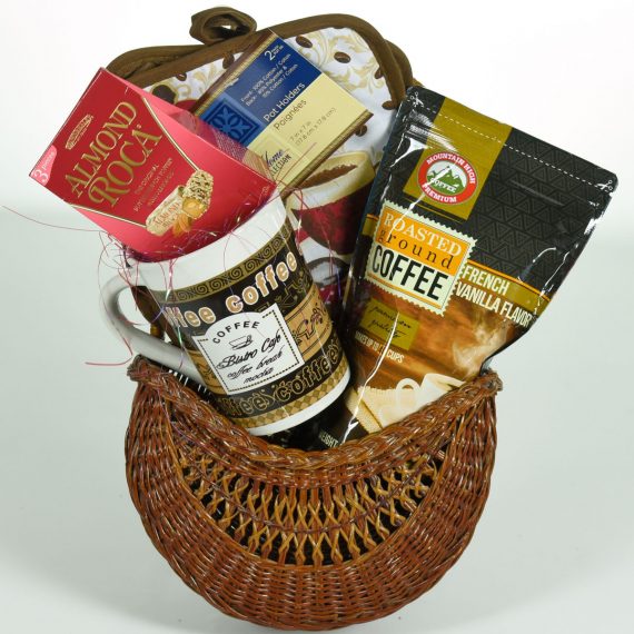 Coffee-Coffee-Coffee-Gift-Basket-W-COFFEE-Mug-Candy-Pot-Holders-XMAS-GIFT-0