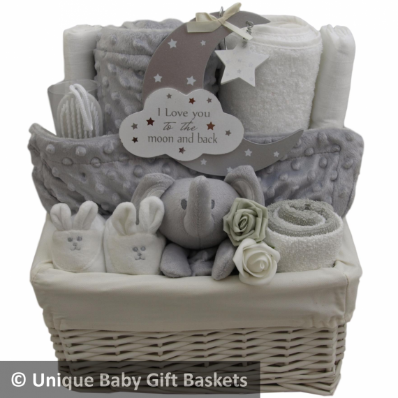 Deluxe-baby-gift-baskethamper-neutral-unisex-baby-shower-maternitybaby-gift-0