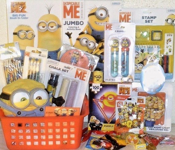 New-Minions-EASTER-Toy-Gift-Basket-OUTDOOR-toys-FIGURE-playset-birthday-gift-0