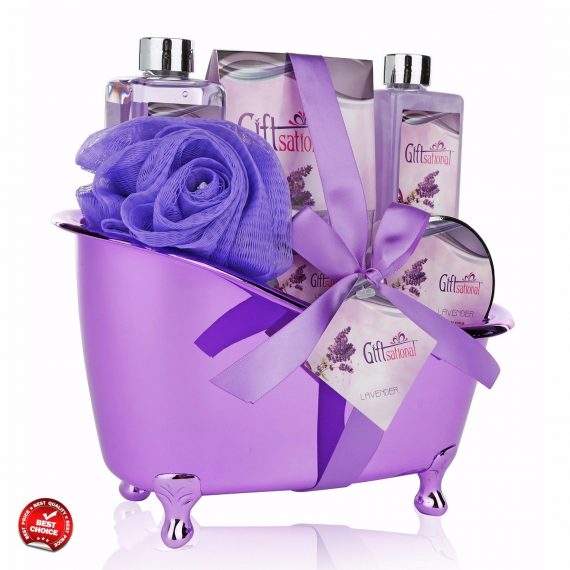 Spa-Gift-Baskets-for-Women-Lavender-Beauty-Set-on-Birthday-Anniversary-Wedding-0