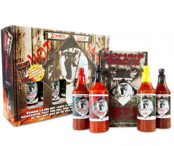 Zombie-Cajun-Hot-Sauce-Gift-Set-Gourmet-Basket-Includes-4-6Oz-Bottles-Of-The-0